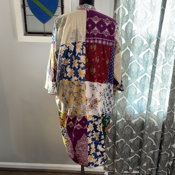 100% Cotton Patchwork Robe/ Duster - Picture 5 of 10